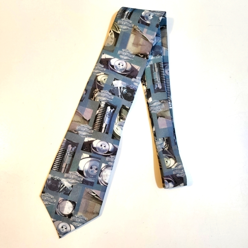 Harlet Davidson printed men's tie